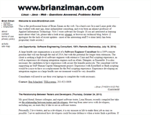 Tablet Screenshot of brianziman.com